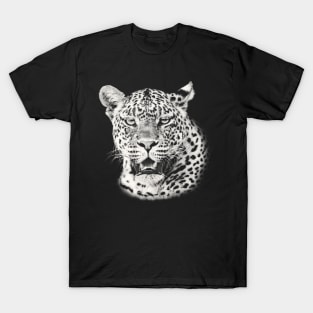 Leopard Portrait African Wildlife T-Shirt